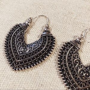 Silver Boho Earrings